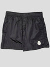 Men's Logo Nylon Swim Shorts Black - MONCLER - BALAAN 2