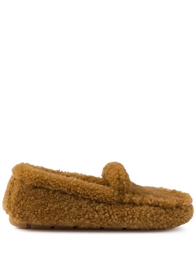 Shearling Driving Shoes Caramel - PRADA - BALAAN 2