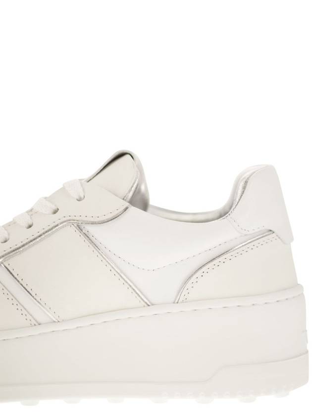 Leather Platform Sneakers - TOD'S - BALAAN 7