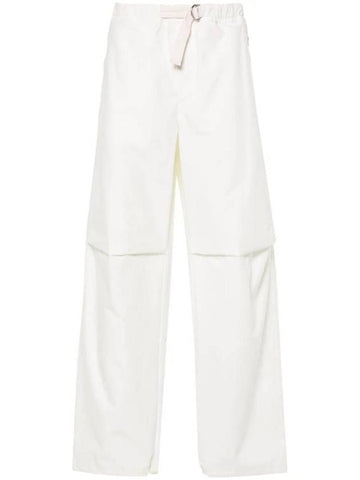 Straight Pants J47KA0214J45039106 White - JIL SANDER - BALAAN 1