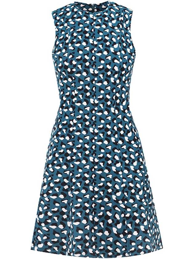 Women's Jasmin Print Golf Short Dress Blue - J.LINDEBERG - BALAAN 1