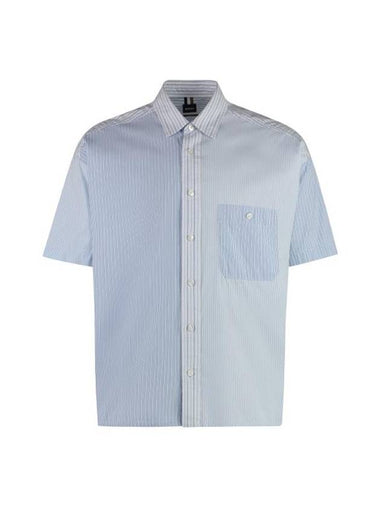 Short Sleeve Shirt 50513773 450 Light Blue - HUGO BOSS - BALAAN 1