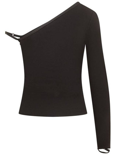 Courrèges Crepe Top With Logo - COURREGES - BALAAN 2