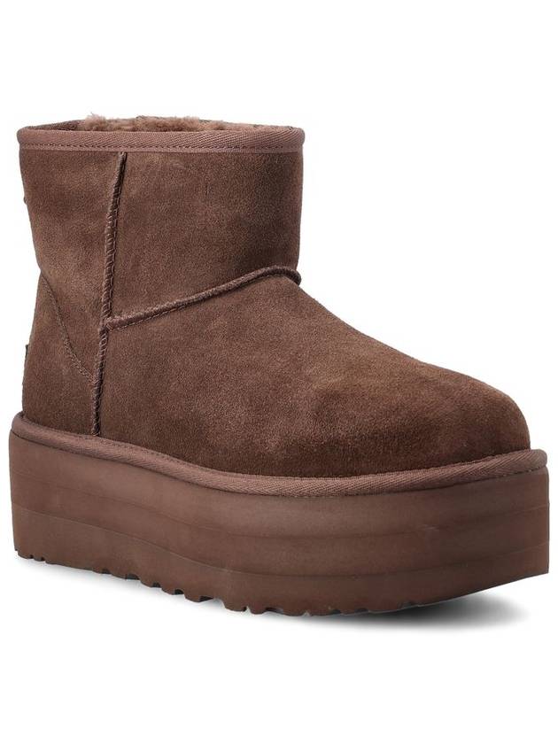 Classic Mini Platform Suede Winter Boots Brown - UGG - BALAAN 3