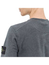 Compass Patch Cotton Sweatshirt Grey - STONE ISLAND - BALAAN 3