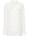 Elleni Silk Blouse White - MAX MARA - BALAAN 2