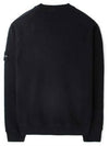 Garment Dyed Malfile Crewneck Sweatshirt Black - STONE ISLAND - BALAAN 3