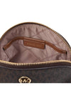 Heritage Large Logo Zip Pouch Bag Brown - MICHAEL KORS - BALAAN 11