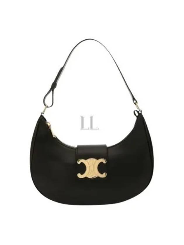 Ava Triomphe Smooth Calfskin Shoulder Bag Black - CELINE - BALAAN 2