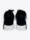 Bouncing Mesh Suede Goatskin Low Top Sneakers Noir - HERMES - BALAAN 6