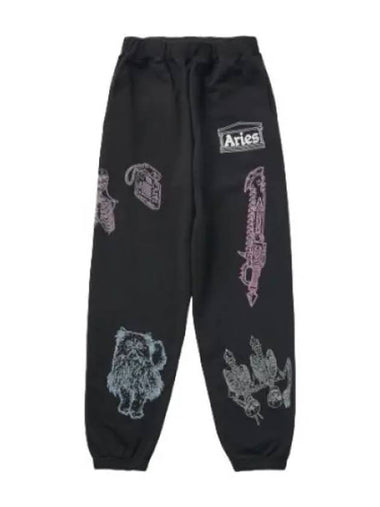 Aries Saibin S Pants Black - ARIES - BALAAN 1