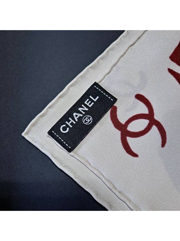 Women's Silk Camellia Scarf AA843B08906NJ788 - CHANEL - BALAAN 5