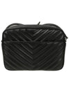 Roux Quilted Cross Bag Black - SAINT LAURENT - BALAAN 4