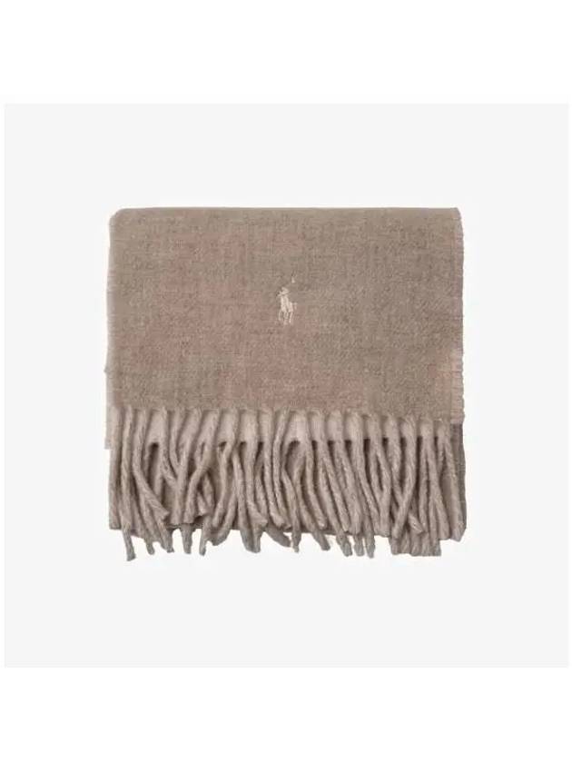 PC0455 027 Pony Reversible Fringe Muffler - POLO RALPH LAUREN - BALAAN 2