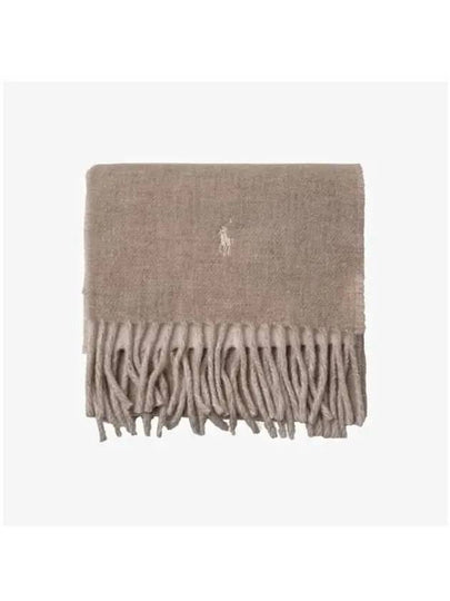 PC0455 027 Pony Reversible Fringe Muffler - POLO RALPH LAUREN - BALAAN 2