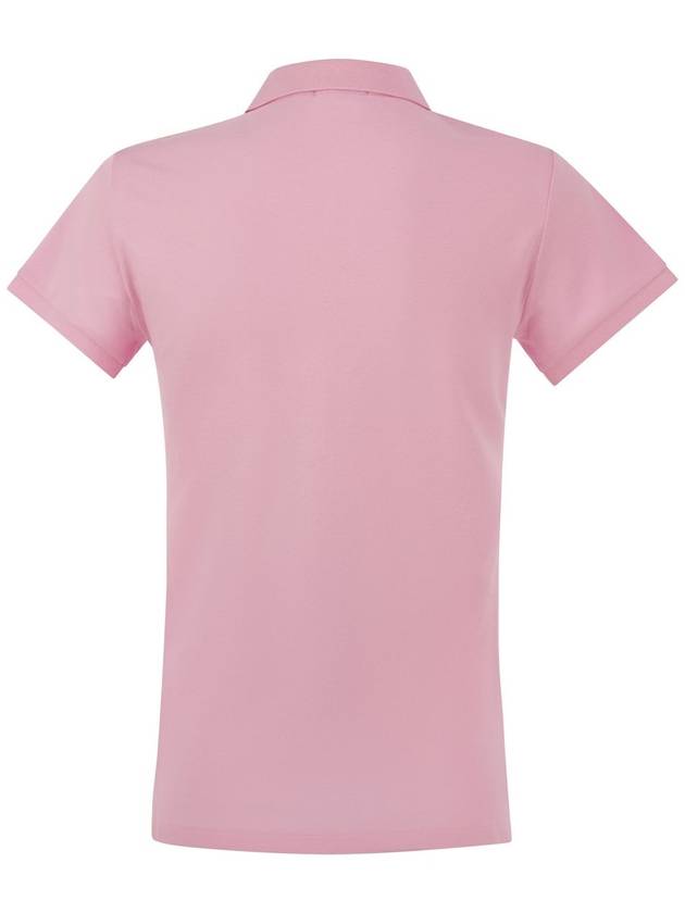 Women's Julie Embroidered Logo Short Sleeve Polo Shirt Caramel Pink - POLO RALPH LAUREN - BALAAN 3