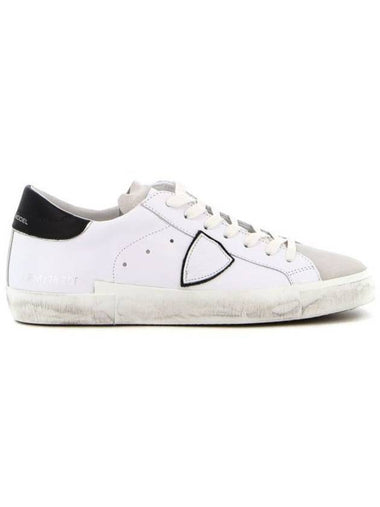 PRSX Black Tab Low Top Sneakers White - PHILIPPE MODEL - BALAAN 1