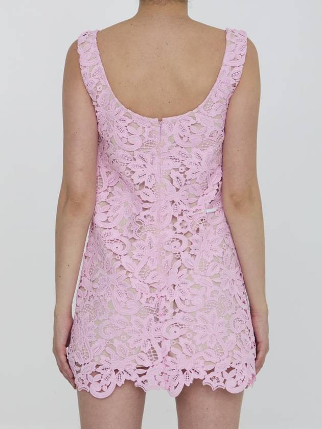 Floral Lace Mini Dress - SELF PORTRAIT - BALAAN 4