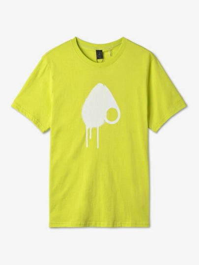 Augustine Logo Print Short Sleeve T-Shirt Green - MOOSE KNUCKLES - BALAAN 2