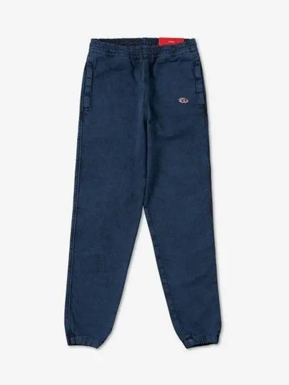 Men s D Lab Logo Track Jeans Blue - DIESEL - BALAAN 2