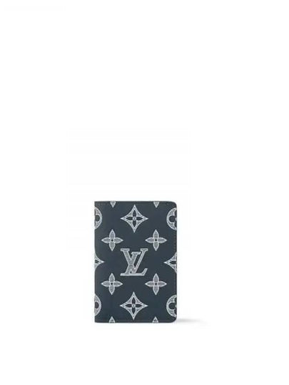 Monogram Pocket Organizer Card Wallet Navy - LOUIS VUITTON - BALAAN 2