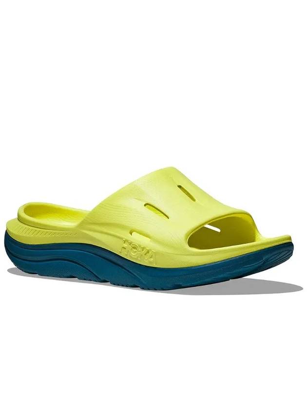 Ora Recovery Slide 3 Slippers Yellow - HOKA ONE ONE - BALAAN 4