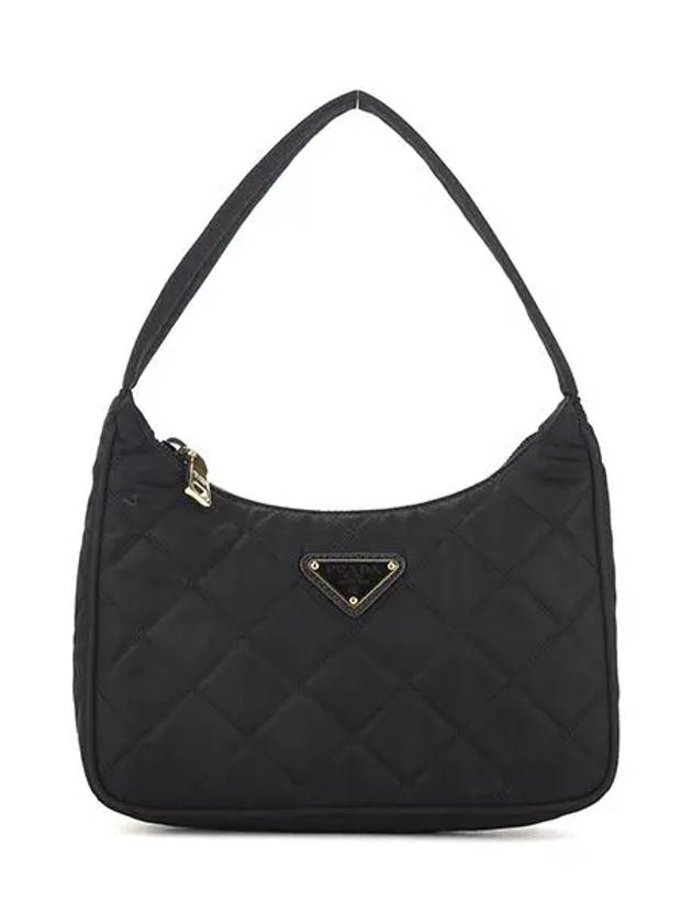 Nylon Quilted Hobo Tote Bag Black - PRADA - BALAAN 2