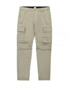 Men's Metropolis Stretch Satin Cargo Straight Pants Silver Sage - CP COMPANY - BALAAN 2