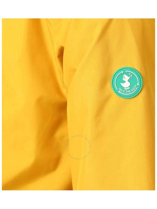 Save The Duck Curry Yellow David Hooded Rain Jacket, Size Small - SAVE THE DUCK - BALAAN 3