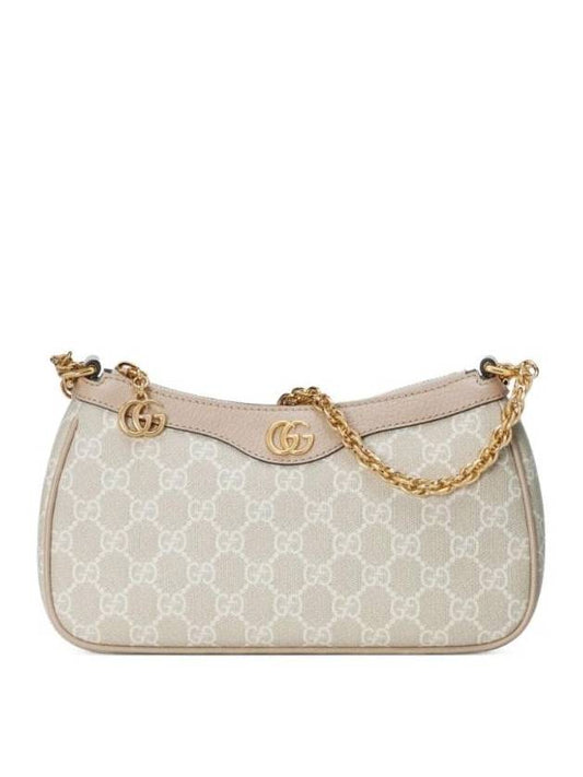 Women's Ophidia Chain Shoulder Bag Beige - GUCCI - BALAAN 1