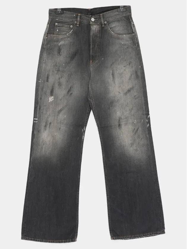 Painting Washing Loose Fit Denim Jeans Grey - ACNE STUDIOS - BALAAN 3