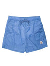 Logo Nylon Swim Shorts Blue - MONCLER - BALAAN 1