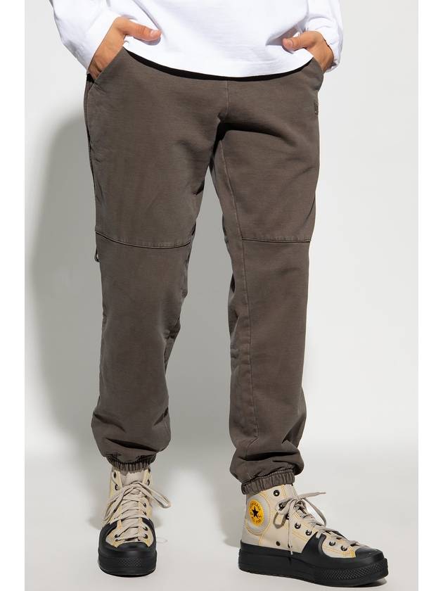 Camargue Clay Logo Cotton Jogging Pants Dark Brown - JACQUEMUS - BALAAN 4