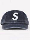 Pigment printed canvas S logo 6 panel cap FW23H108 NAVY - SUPREME - BALAAN 3