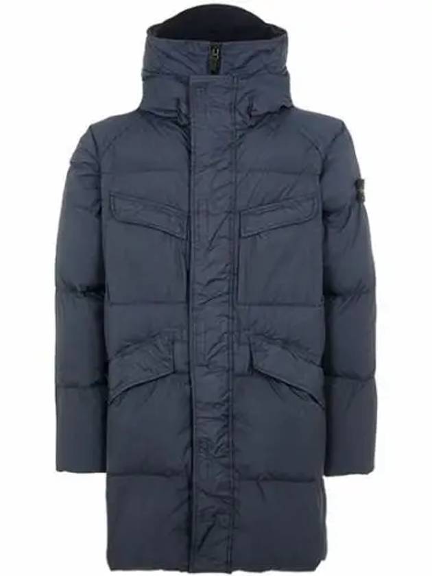 Wappen Patch Crinkle Reps Long Padding Navy - STONE ISLAND - BALAAN 2