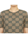 GG Wool Short Dress Green Beige - GUCCI - BALAAN 6