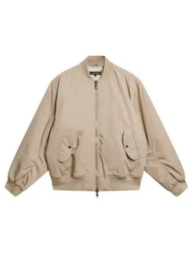 Men's Bradley Bomber Jacket Moonbeam - J.LINDEBERG - BALAAN 1