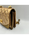 Calfskin CC logo season bag gold flap small AS0784 - CHANEL - BALAAN 2