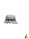 D Bobby Toile De Jouy Mexico Small Bucket Hat White - DIOR - BALAAN 2