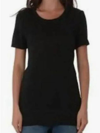 Kiliann Linen Short Sleeve T-Shirt Black - ISABEL MARANT - BALAAN 2