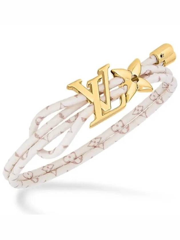 LV Bloom Bracelet Gold Beige - LOUIS VUITTON - BALAAN 6