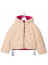 Kids Reversible Logo Hooded Jacket MS027714 015 - MSGM - BALAAN 2