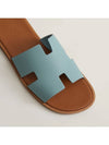 Izmir Sandals Calfskin Sky Blue Multi - HERMES - BALAAN 4