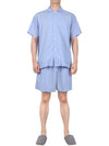 Poplin Pajamas Overfit Short Pants SWS SB - TEKLA - BALAAN 6