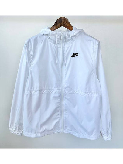 Women's Essentials Repel Woven Windbreaker White - NIKE - BALAAN 2