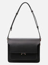 Trunk Medium Calfskin Shoulder Bag Black - MARNI - BALAAN 2