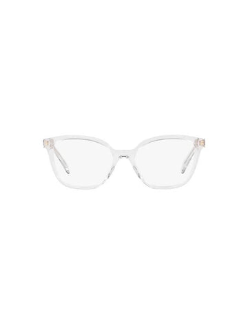 Eyewear Logo Cat Eye Eyeglasses White - PRADA - BALAAN 1