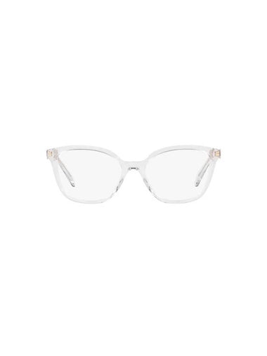 Eyewear Logo Cat Eye Eyeglasses White - PRADA - BALAAN 1