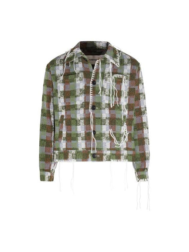 Canley Check Work Jacket Green - ANDERSSON BELL - BALAAN 1