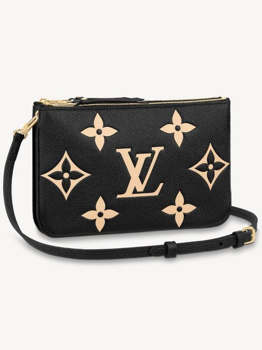 Double Zipper Pochette Mini Bag Black - LOUIS VUITTON - BALAAN 2